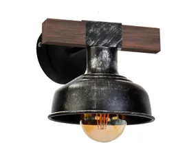 BRW Настінний світильник Faro дерев'яний коричневий 087524 фото