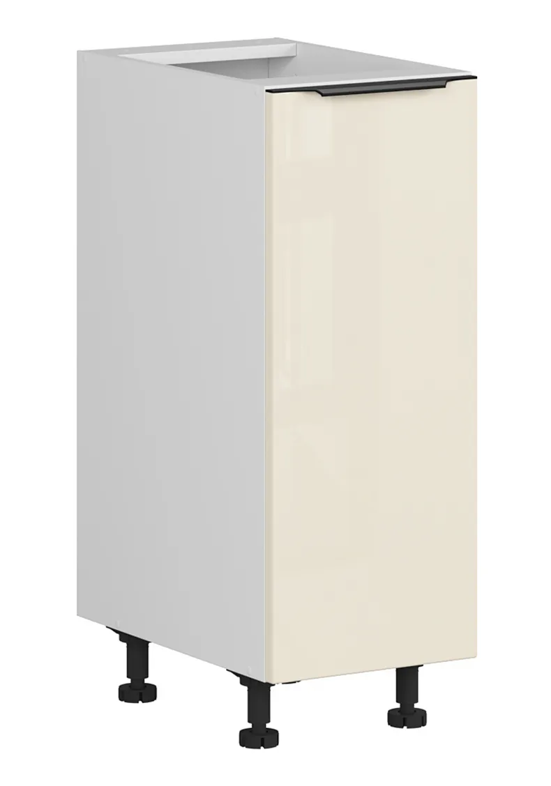 BRW Sole L6 30 см левый кухонный шкаф магнолия жемчуг, альпийский белый/жемчуг магнолии FM_D_30/82_L-BAL/MAPE фото №2