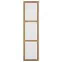 IKEA TONSTAD ТОНСТАД, дверцята з петлями, дуб okl/скло, 50x195 см 595.530.46 фото thumb №1