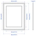 IKEA LOMVIKEN ЛОМВІКЕН, рамка, золотистий колір, 40x50 см 304.194.59 фото thumb №5