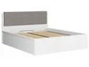 BRW Кровать Tetrix 160x200 с каркасом и ящиком для хранения белый глянцевый, белый глянец LOZ/160/B-BIP фото thumb №14