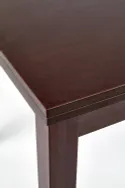 Стол обеденный HALMAR GRACJAN 80-160x80 см темный орех фото thumb №6