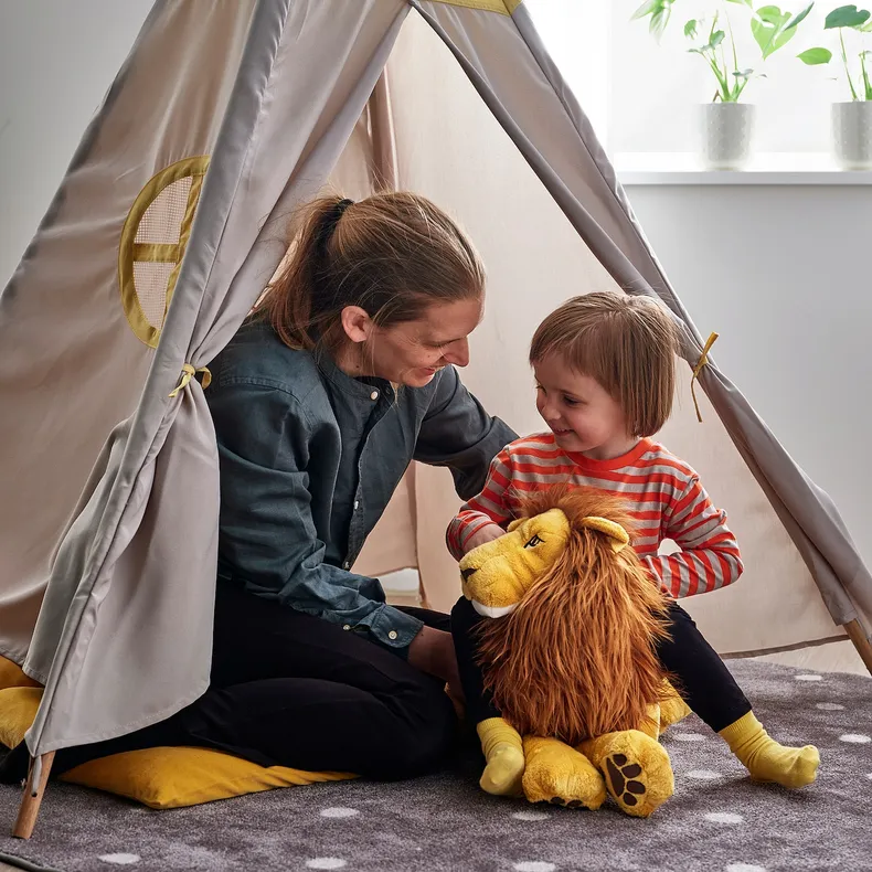 IKEA DJUNGELSKOG ДЙУНГЕЛЬСКОГ, іграшка м’яка, лев 204.028.07 фото №5