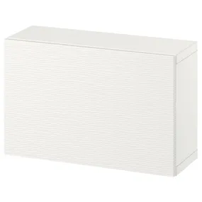 IKEA BESTÅ БЕСТО, комбинация настенных шкафов, белый / Лаксвикен белый, 60x22x38 см 994.296.63 фото