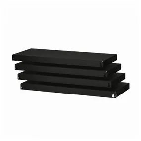 IKEA BROR БРОР, полиця, чорний, 84x39 см 305.122.83 фото