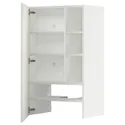 IKEA METOD МЕТОД, навесной шкаф д / вытяжки / полка / дверь, белый / Вальстена белый, 60x100 см 795.073.03 фото thumb №1