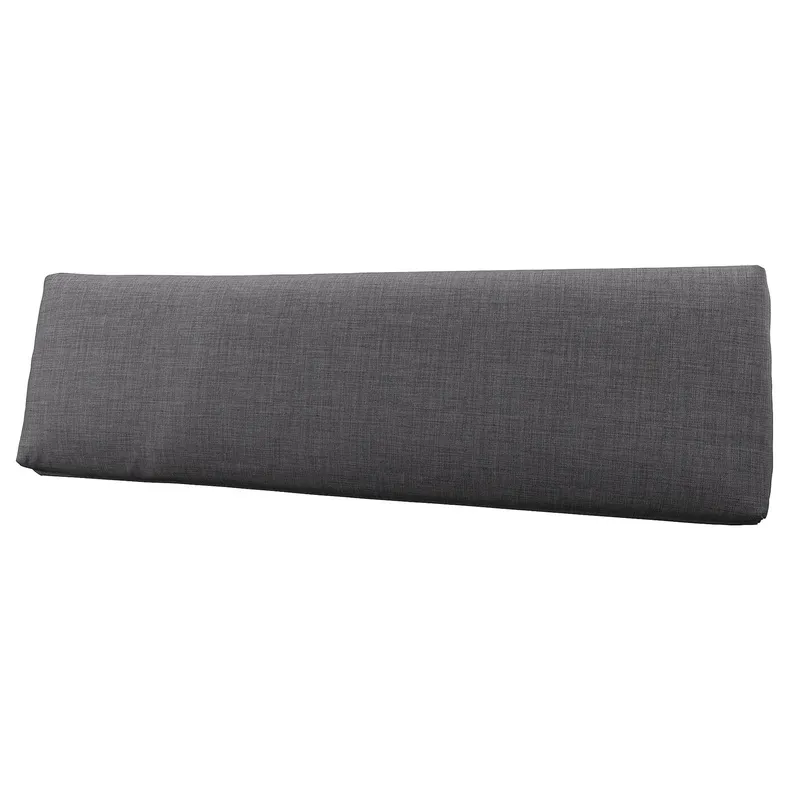IKEA KLAGSHAMN КЛАГСХАМН, чохол для подушки для спинки, СКІФТЕБУ темно-сірий 005.135.47 фото №1