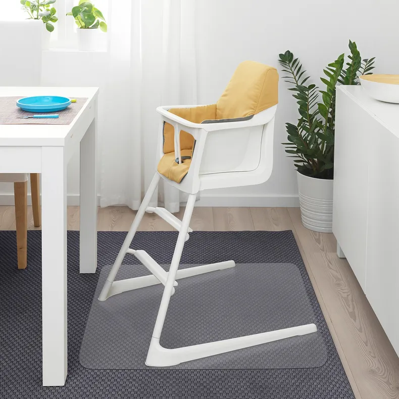 IKEA LANGUR ЛАНГУР, подушка-чохол для стільчика для год, жовтий 303.469.86 фото №2
