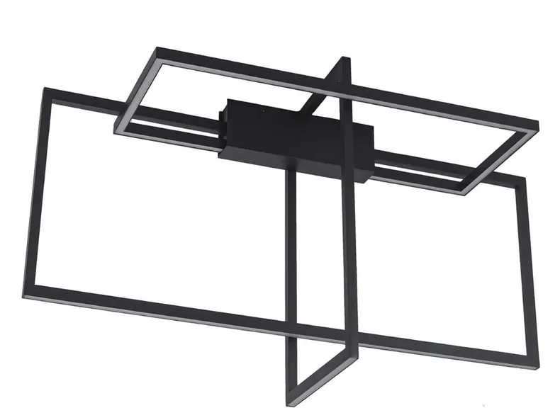 BRW Frame LED 3-точечный металлический потолочный светильник черный 088953 фото №1