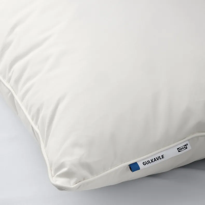 IKEA GULKAVLE ГУЛЬКАВЛЕ, подушка низька, для сну на животі, 50x60 см 705.186.88 фото №4