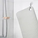 IKEA DOPPA ДОППА, килимок у ванну, світло-сірий, 33x84 см 603.033.63 фото thumb №5