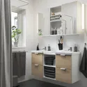 IKEA ENHET ЭНХЕТ, ванная, белый / имит. дуб, 124x43x65 см 495.474.90 фото thumb №2