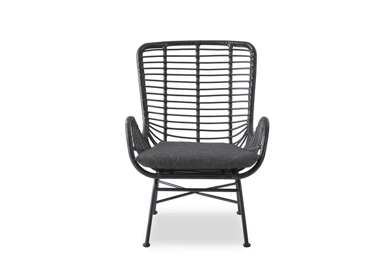 Кресло HALMAR IKARO 2 черный / серый фото №14