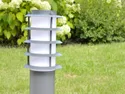 BRW Сіро-білий садовий стовпчик Serena 100 см сталевий сіро-білий 093719 фото thumb №2