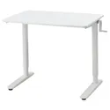 IKEA RELATERA РЕЛАТЕРА, стіл регульований, білий, 90x60 см 495.528.63 фото thumb №1