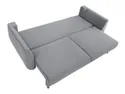 BRW Трехместный диван-кровать Merla с ящиком для хранения велюровый серый, Волшебный бархат 2217 SO3-MERLA-LX_3DL-G3_BB56B7 фото thumb №6