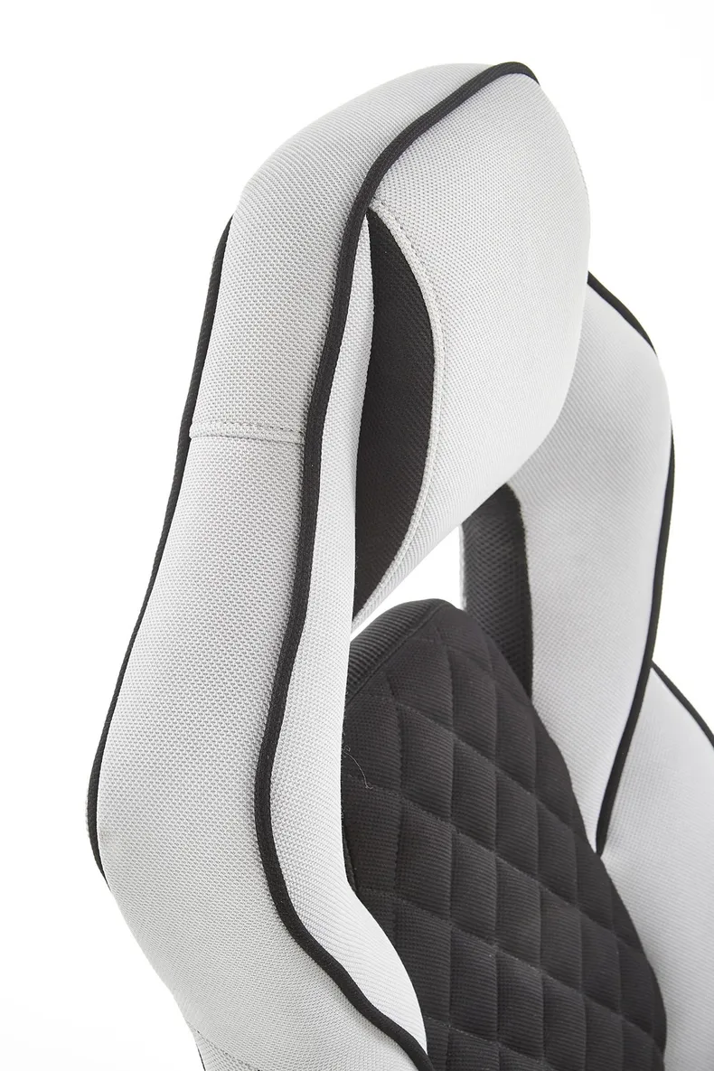 Крісло комп'ютерне офісне обертове HALMAR SONIC чорний / сірий, мембранна тканина фото №11