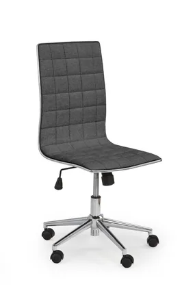 Крісло комп'ютерне офісне обертове HALMAR TIROL 2 сірий, тканина фото