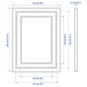 IKEA SILVERHÖJDEN СИЛВЕРХОЙДЕН, рама, золотой цвет, 13x18 см 403.704.00 фото thumb №5