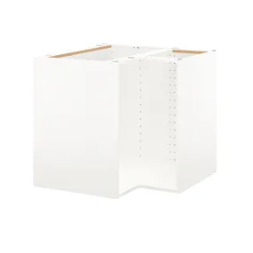 IKEA METOD МЕТОД, каркас кутової підлоговї шафи, білий, 88x60x80 см 202.055.19 фото