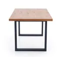 Кухонний стіл HALMAR PEREZ 160-250x90 см чорний, дуб фото thumb №16