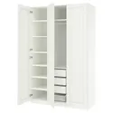 IKEA PAX ПАКС / GULLABERG ГУЛЛАБЕРГ, гардероб, комбинация, белый/белый, 150x60x236 см 595.630.88 фото thumb №1