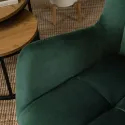 Кресло мягкое бархатное MEBEL ELITE VINCENT Velvet, Зеленый фото thumb №5