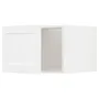 IKEA METOD МЕТОД, верхня шафа для холодильн / мороз кам, білий Енкопінг / білий імітація дерева, 60x40 см 194.736.12 фото