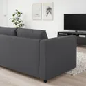 IKEA VIMLE ВИМЛЕ, 3-местный диван-кровать, Халларп серый 795.370.60 фото thumb №5