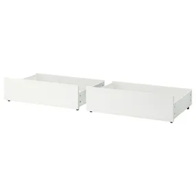 IKEA MALM МАЛЬМ, короб під ліж для висок каркаса ліж, білий, 200 см 402.495.41 фото
