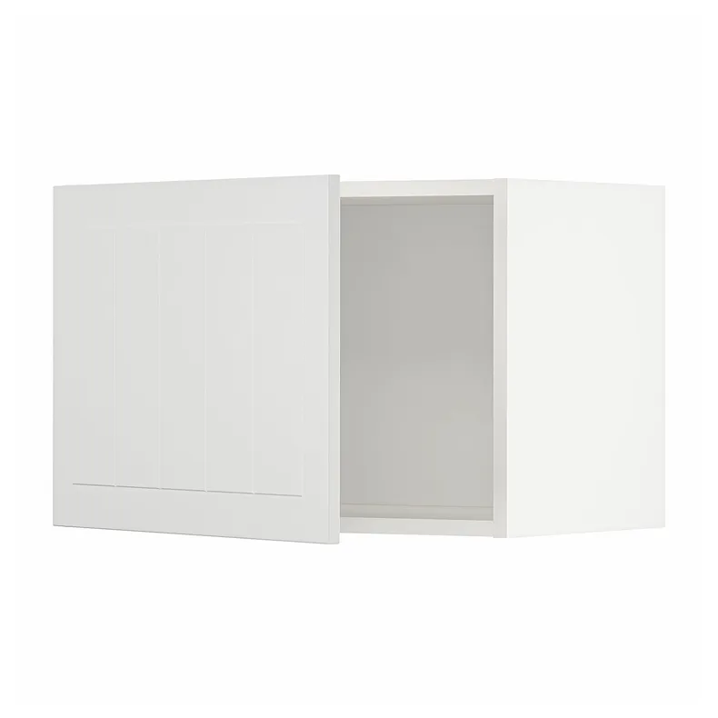IKEA METOD МЕТОД, навісна шафа, білий / стенсундський білий, 60x40 см 794.638.46 фото №1