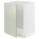 IKEA METOD МЕТОД, напольный шкаф для мойки, белый / светло-зеленый, 60x60 см 094.868.46 фото thumb №1