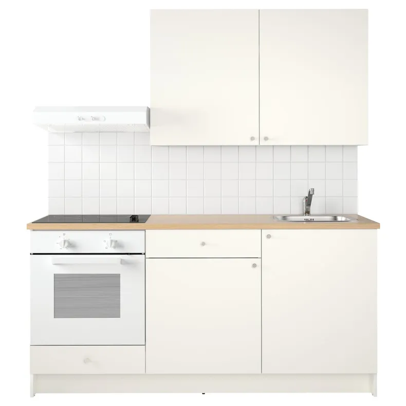 IKEA KNOXHULT КНОКСХУЛЬТ, кухня, білий, 180x61x220 см 691.804.66 фото №2