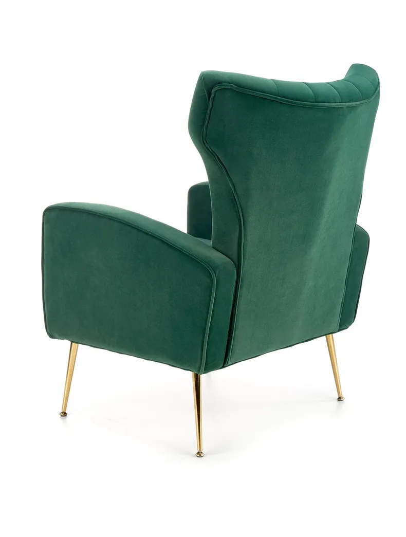 Кресло мягкое HALMAR VARIO темно-зеленое фото №3
