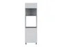 BRW Кухонный шкаф для встраиваемого духового шкафа Verdi высотой 60 см слева светло-серый матовый, греноловый серый/светло-серый матовый FL_DPS_60/207_L/O-SZG/JSZM фото