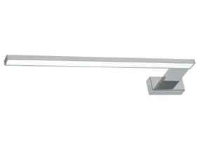 BRW Сяйво світлодіодний металевий настінний світильник для ванної кімнати сріблястий 086755 фото