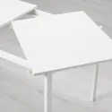 IKEA VANGSTA ВАНГСТА / ADDE АДДЕ, стол и 4 стула, белый / белый, 120 / 180 см 594.830.44 фото thumb №3