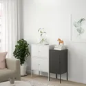 IKEA LIXHULT ЛІКСХУЛЬТ, комбінація шаф, сірий / антрацит, 95x35x92 см 093.883.65 фото thumb №2