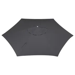 IKEA LINDÖJA ЛІНДОЯ, навіс для парасолі від сонця, антрацит, 300 см 205.320.26 фото
