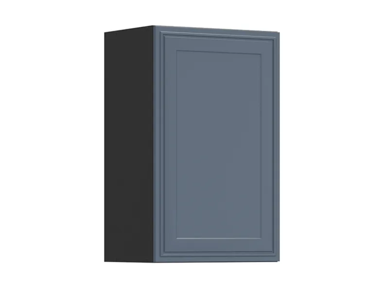 BRW Верхний кухонный шкаф Верди 40 см правый мистик матовый, черный/матовый FL_G_40/72_P-CA/MIM фото №2