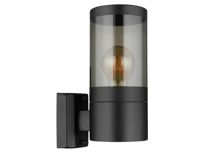 BRW Вуличний настінний світильник Xello зі сталі чорного кольору 092970 фото №3