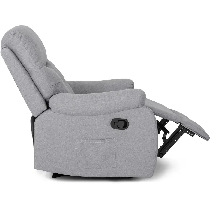 Масажне крісло MEBEL ELITE INTER 2, тканина: сірий фото №11
