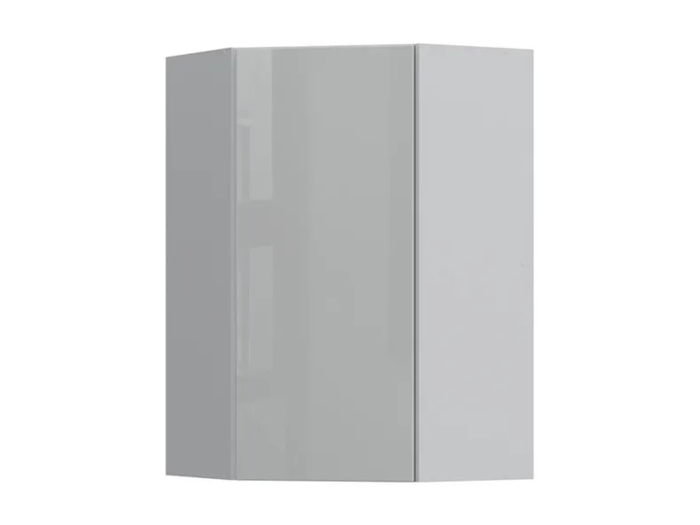 BRW Top Line 60 см угловой кухонный шкаф правый серый глянец, серый гранола/серый глянец TV_GNWU_60/95_P-SZG/SP фото №1
