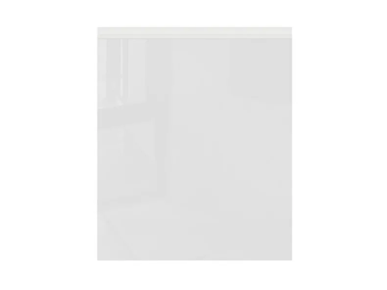 BRW Фронт посудомоечной машины с закрытой панелью Sole 60 см белый глянец, белый глянец FH_DM_60/71-BIP фото №1