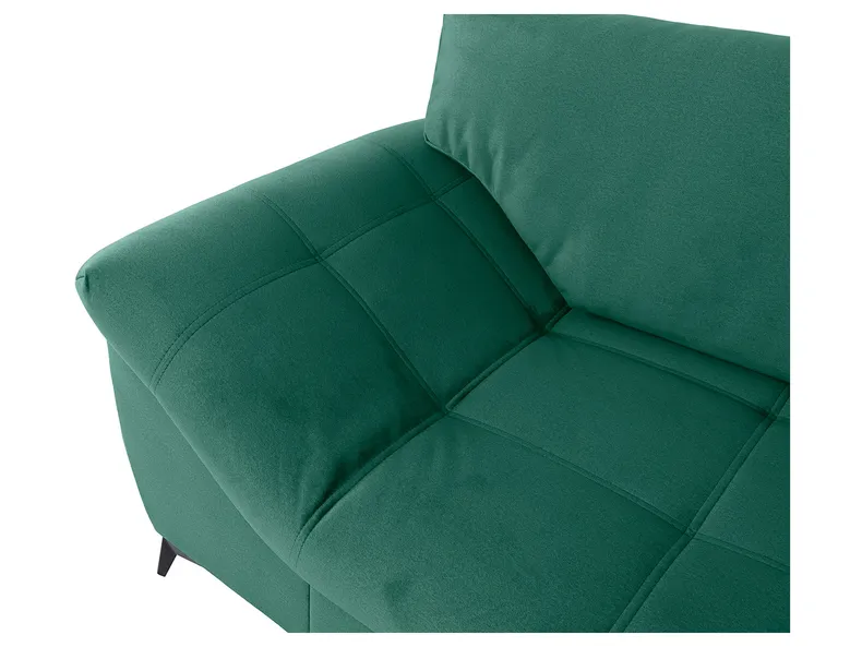 BRW Кутовий диван Asturia правобічний розкладний з ящиком для зберігання велюровий зелений NA-ASTURIA-2F.RECBK-GA_BBF2F0 фото №5