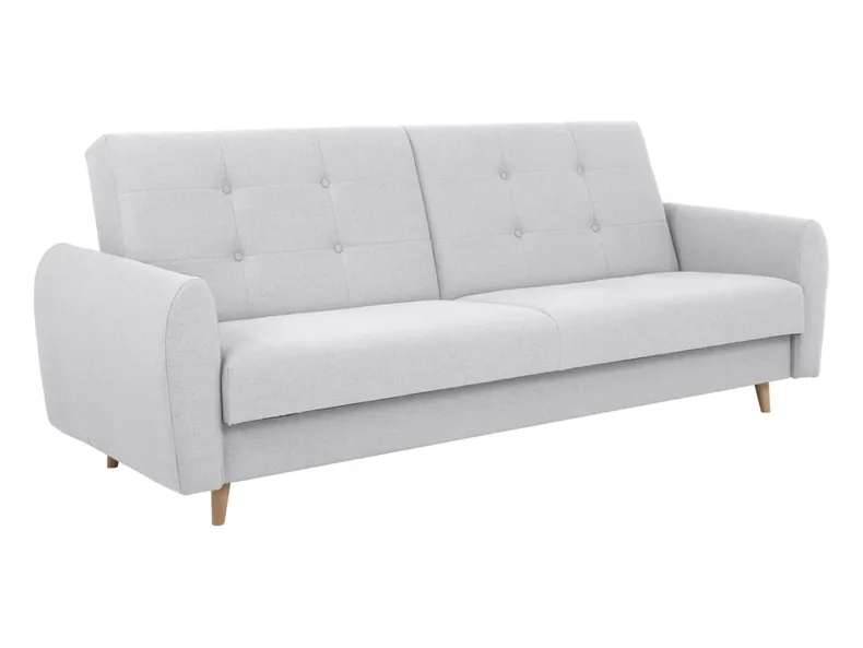 BRW Тримісний розкладний диван Tova з ящиком для зберігання сірий, Кашемір 17 WE-TOVA-3K-G2_BBA411 фото №2