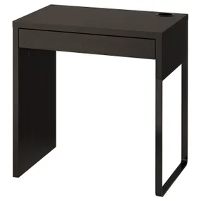 IKEA MICKE МІККЕ, письмовий стіл, чорно-коричневий, 73x50 см 202.447.47 фото