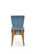 Кухонний стілець HALMAR WENANTY дуб медовий/синій фото thumb №8