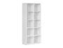 BRW Книжный шкаф Nepo Plus 77 см с 10 полками белый, белый REG/19/8-BI фото
