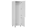 Шафа кухонна для вбудованого холодильника BRW Iris 60 см права біла супер матова, альпійський білий / білий суперматовий FB_DL_60/207_P/P-BAL/BISM фото thumb №3